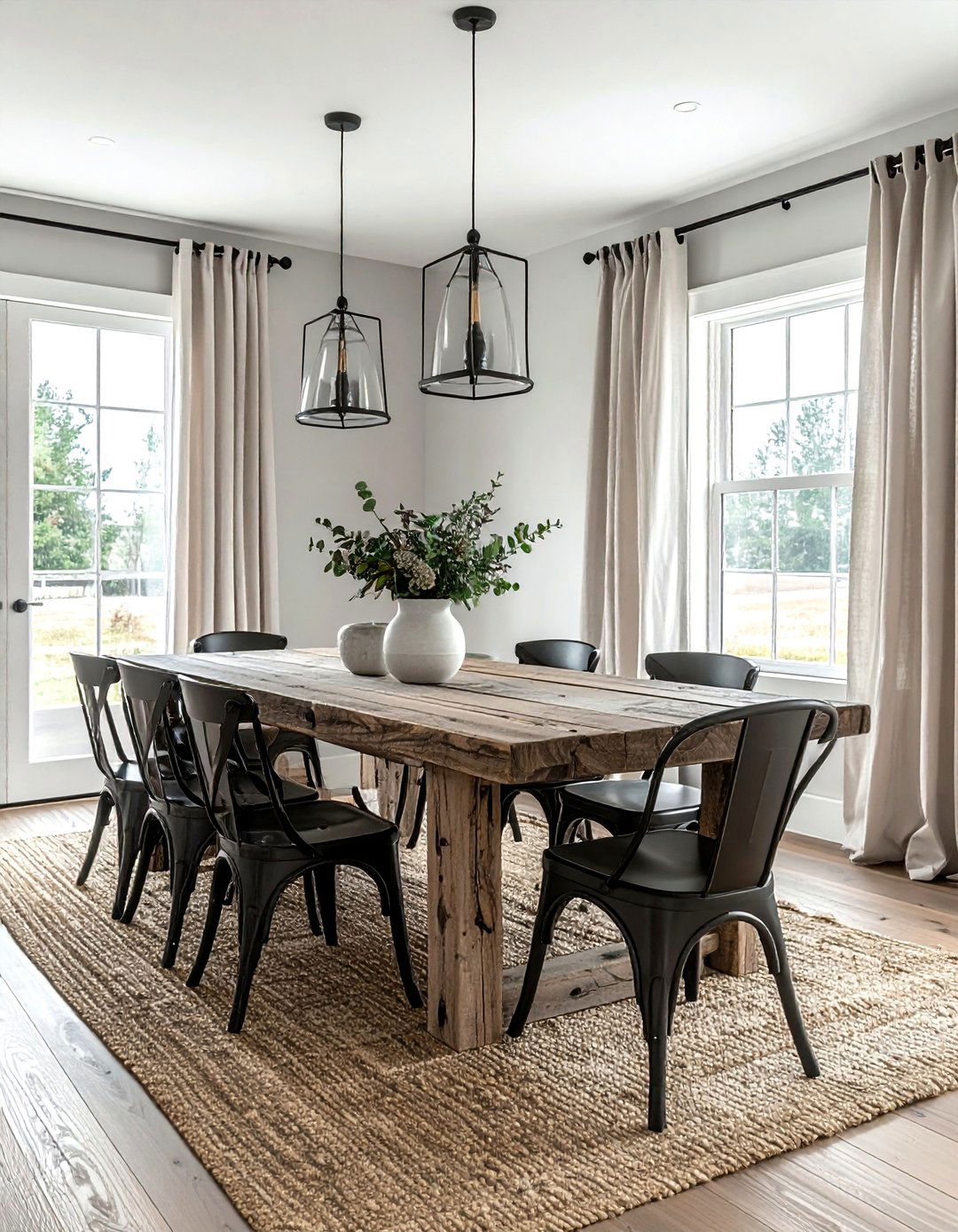 Modern Farmhouse Dining Room - 30 signature dining room ideas