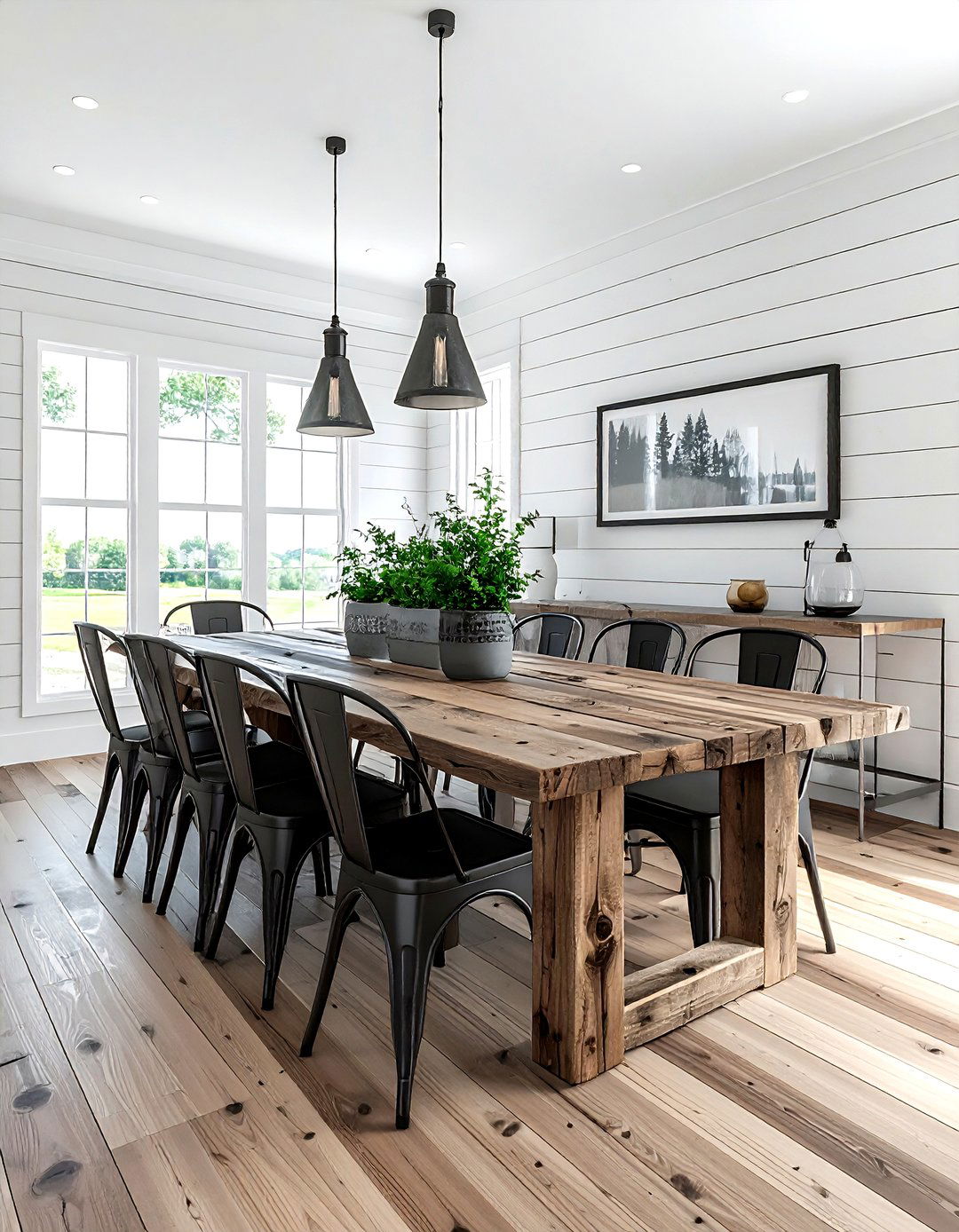 Modern Farmhouse Dining Room - 30 trending dining room ideas