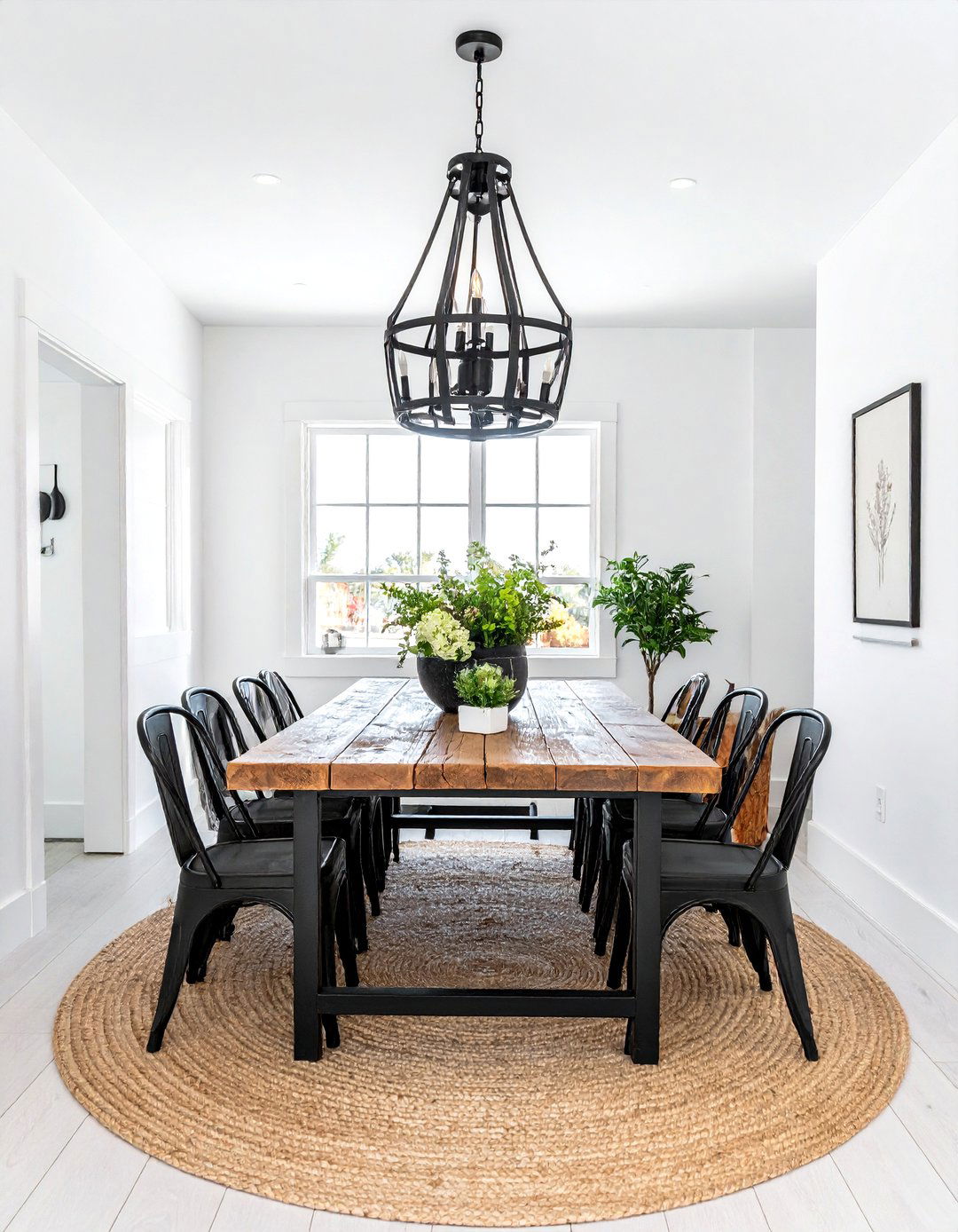 Modern Farmhouse Dining Room - 30 updated dining room ideas