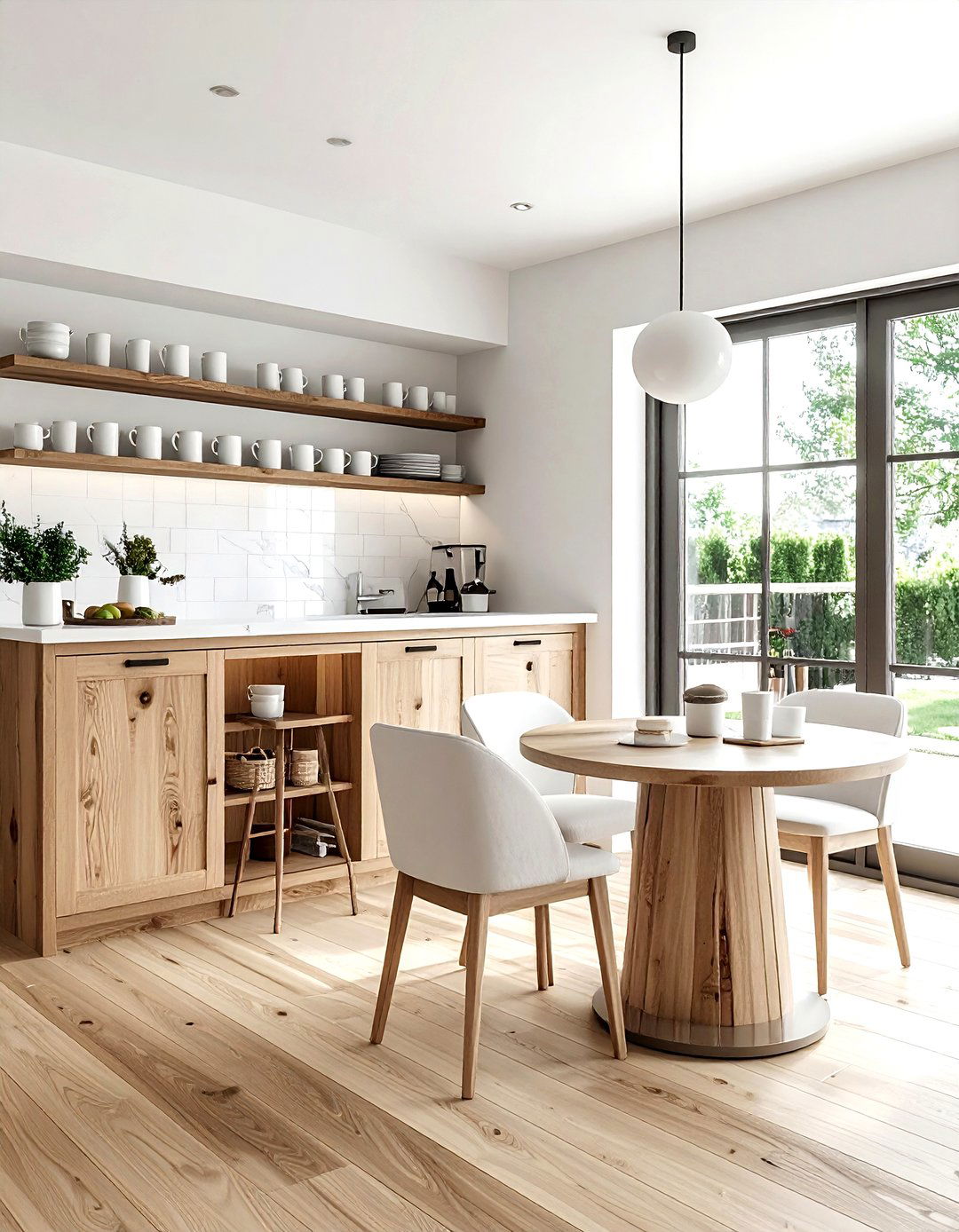 Modern Farmhouse Dining Room With Bar - 30 modern farmhouse dining room ideas