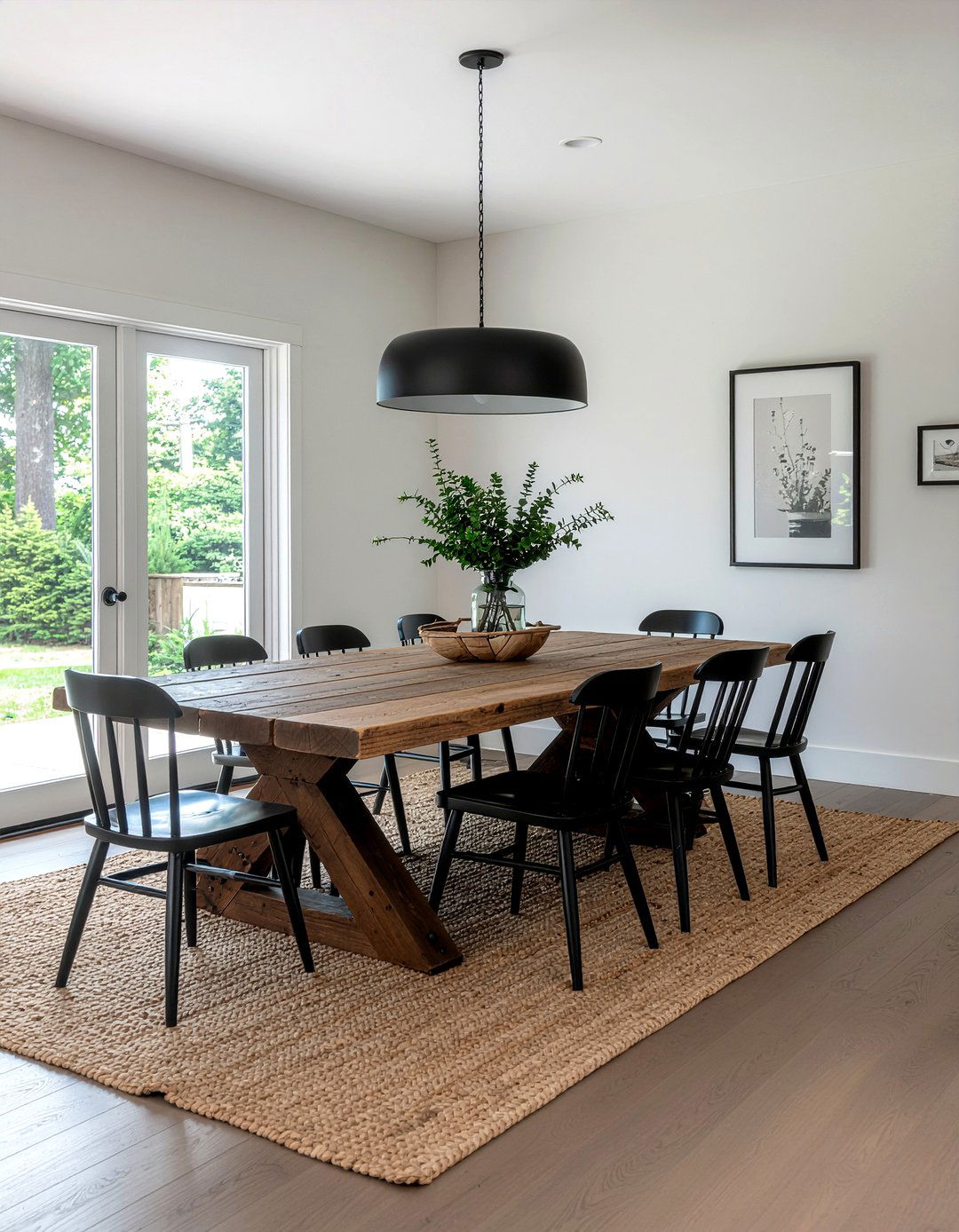 Modern Farmhouse Dining Set - 30 bungalow dining room ideas