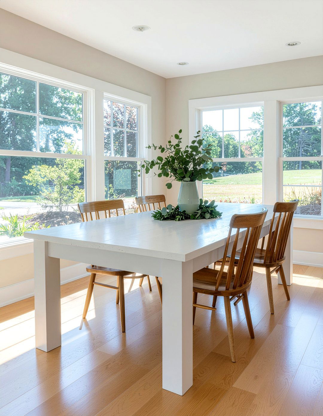 Modern Farmhouse Dining Set - 30 rustic chic dining room ideas