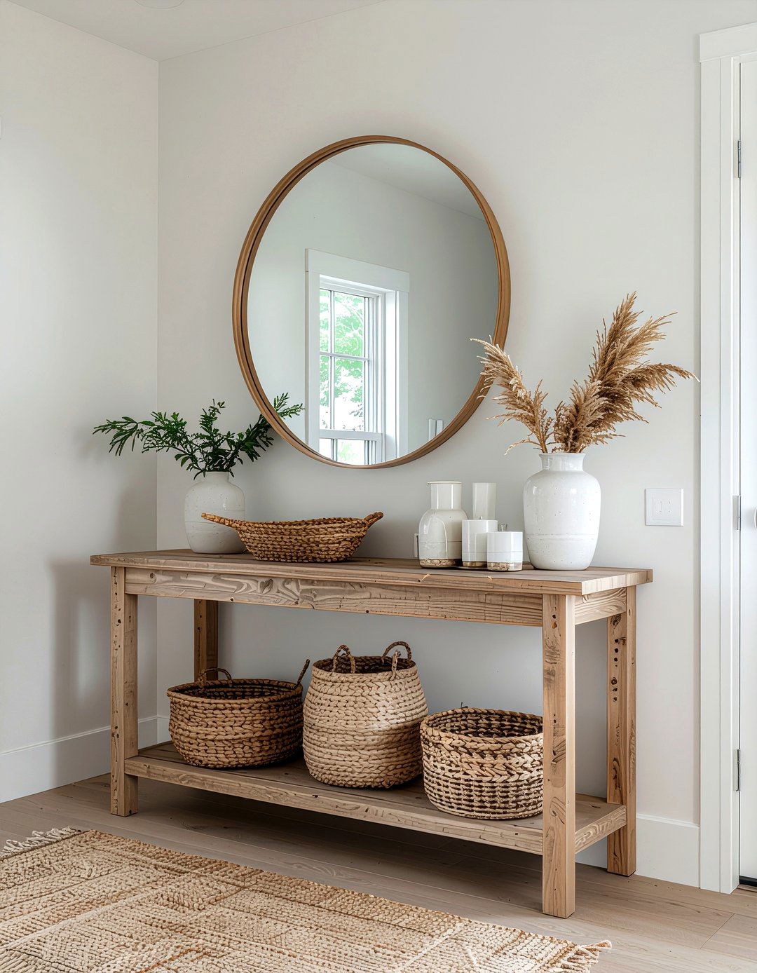 Modern Farmhouse Entryway - 30 family home decor ideas