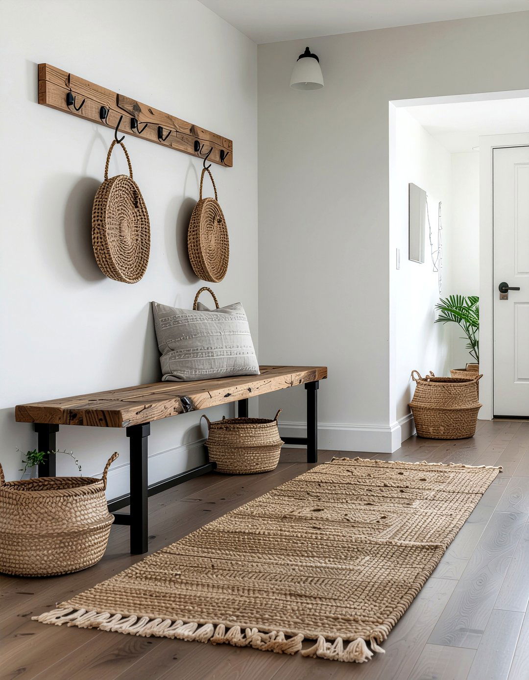 Modern Farmhouse Entryway - 30 entryway decor ideas