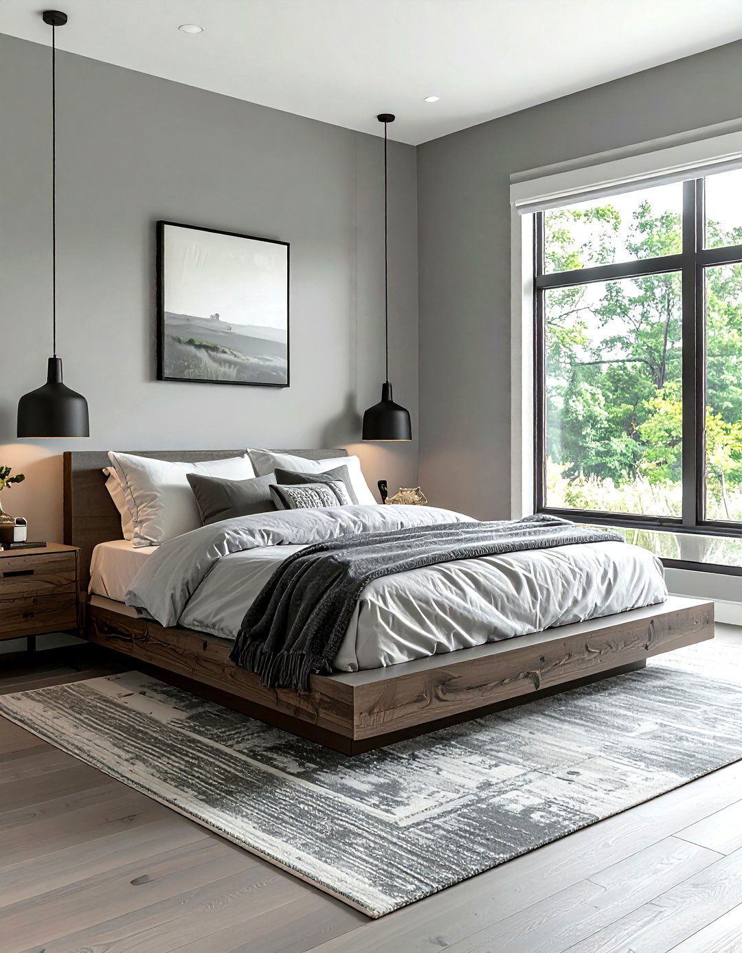 Modern Farmhouse Grey Bedroom - 30 farmhouse grey bedroom ideas
