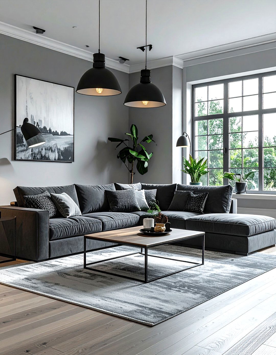 Modern Farmhouse Grey Living Room - 30 farmhouse grey living room ideas