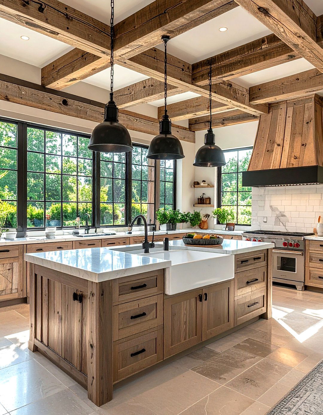 Modern Farmhouse Kitchen - 30 finished kitchen ideas