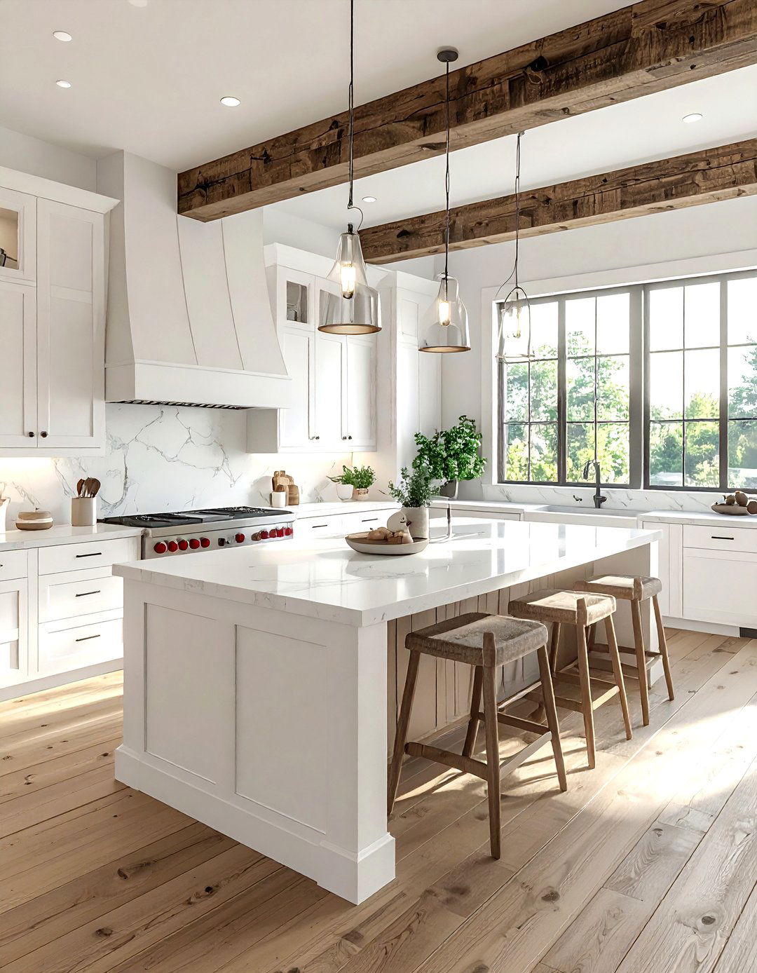 Modern Farmhouse Kitchen - 30 soapstone countertop kitchen ideas