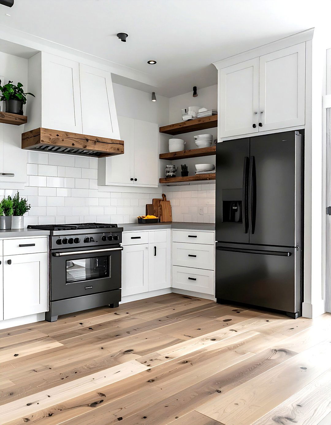 Modern Farmhouse Kitchen Refrigerator - 30 French door refrigerator kitchen ideas