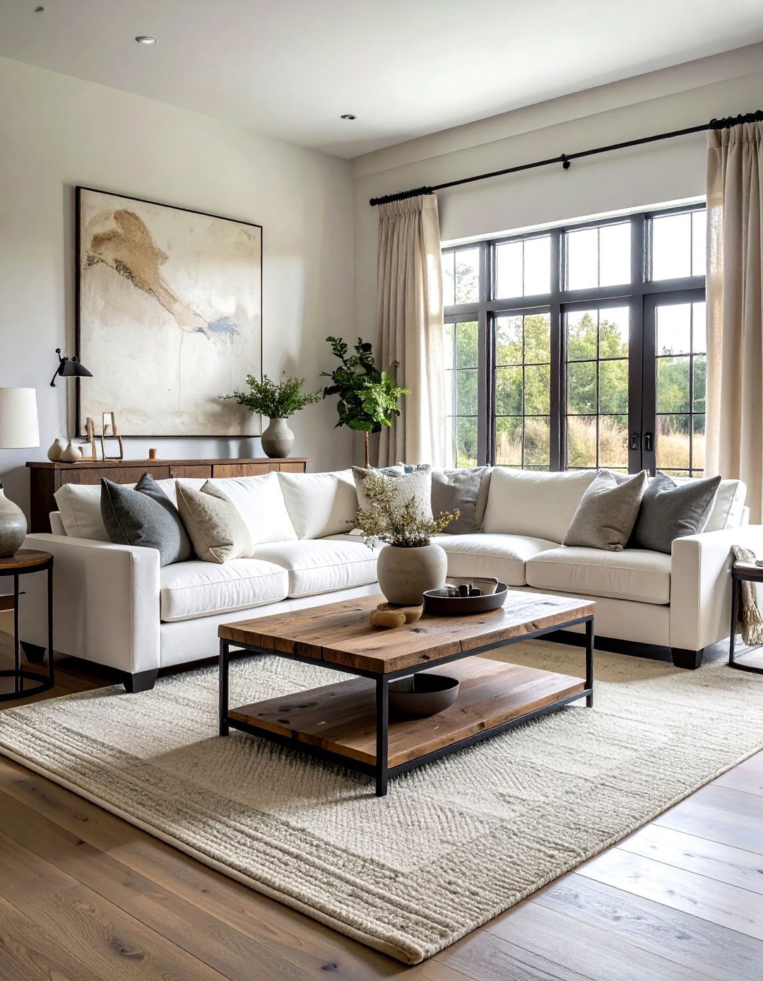 Modern Farmhouse Living Room - 30 living room ideas