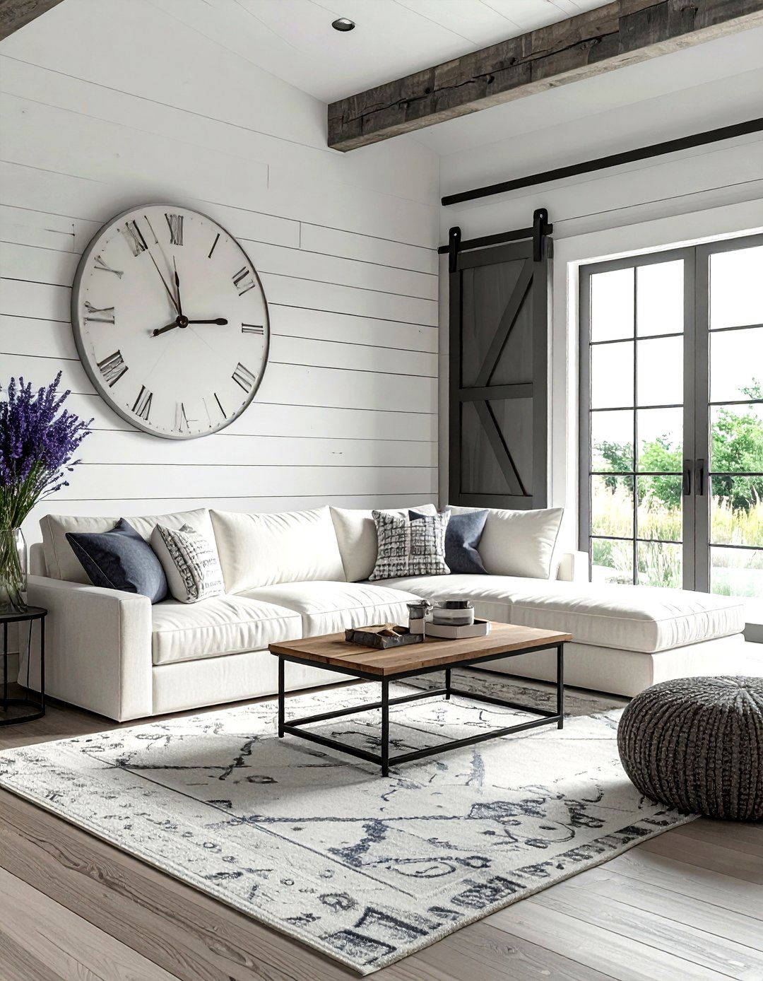 Modern Farmhouse Living Room - 30 living room themes