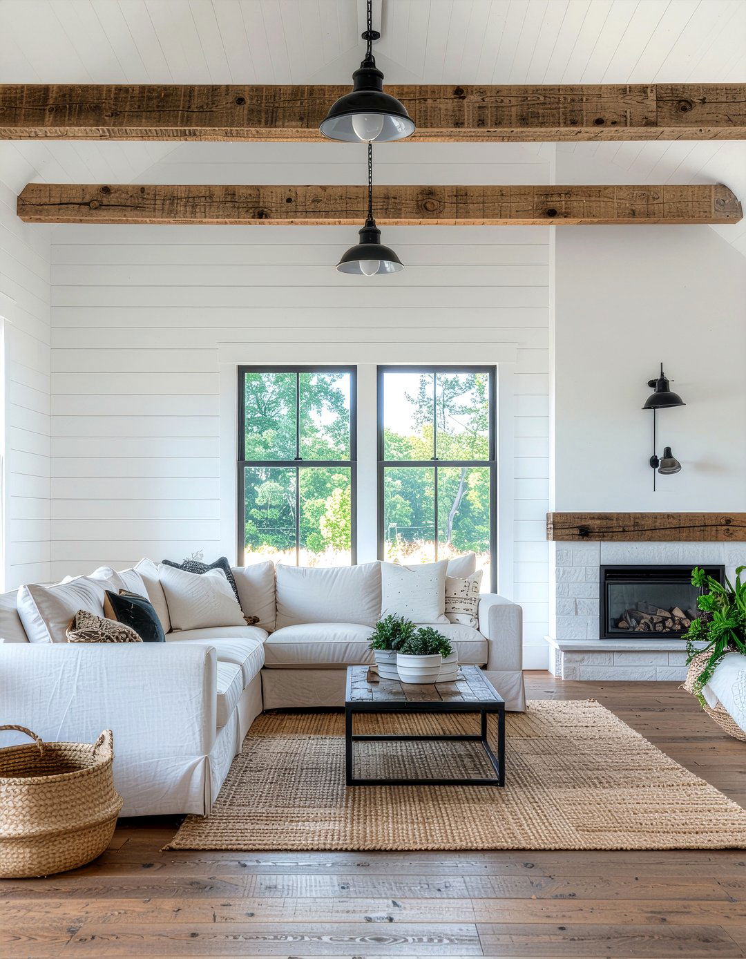 Modern Farmhouse Living Room - 30 popular living room ideas