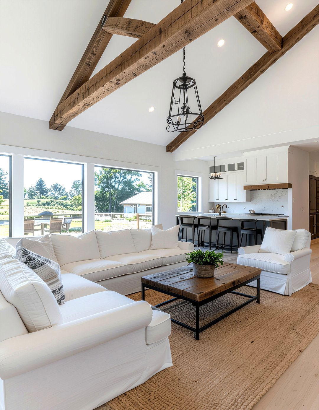 Modern Farmhouse Living Room - 30 trending living room ideas