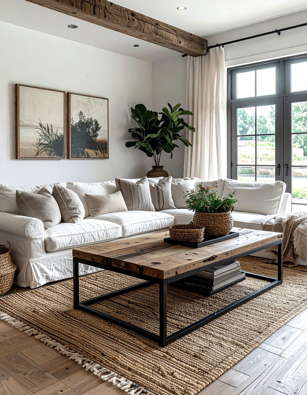 Modern Farmhouse Living Room Layout - 30 living room space planning ideas