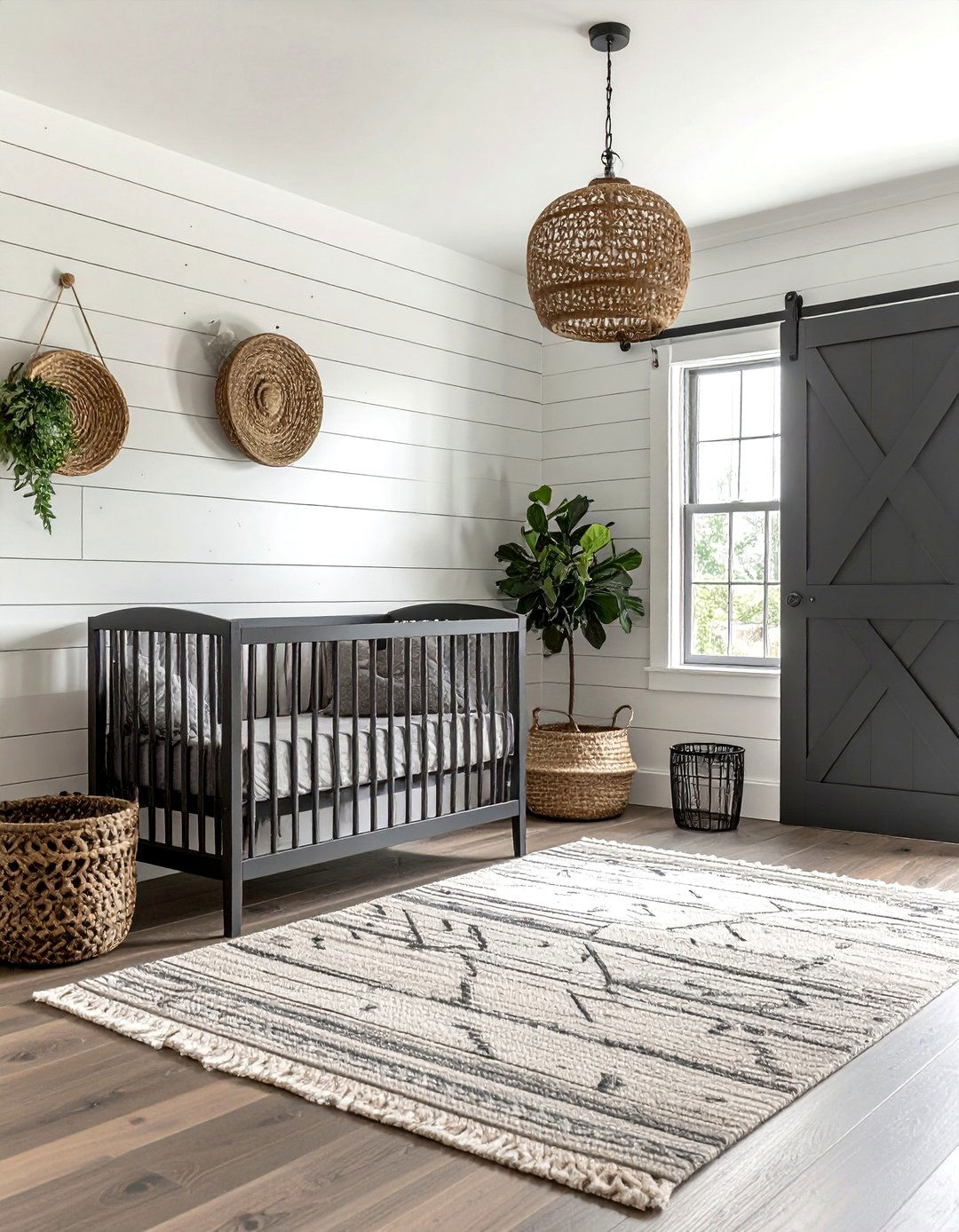 Modern Farmhouse Nursery - 30 nursery decor ideas