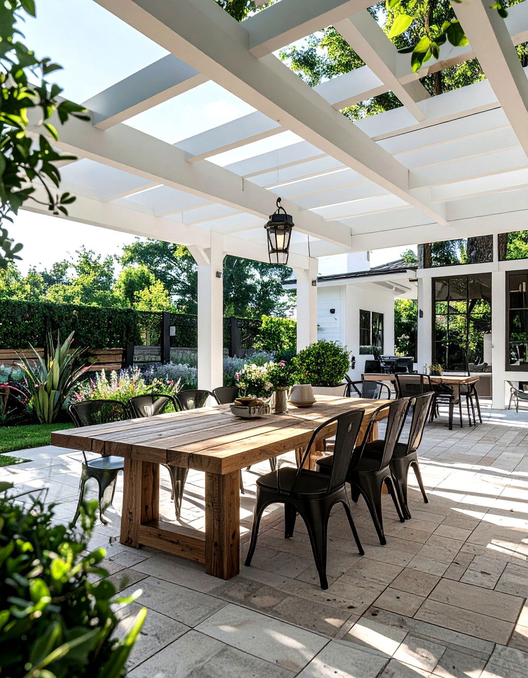 Modern Farmhouse Patio - 30 patio dining ideas