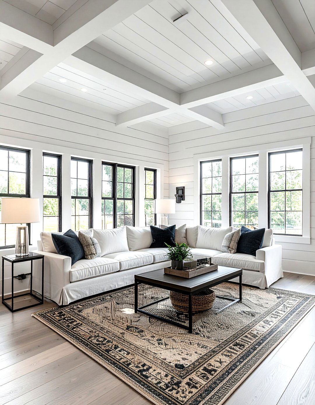 Modern Farmhouse Recessed Lighting - 30 living room recessed lighting ideas