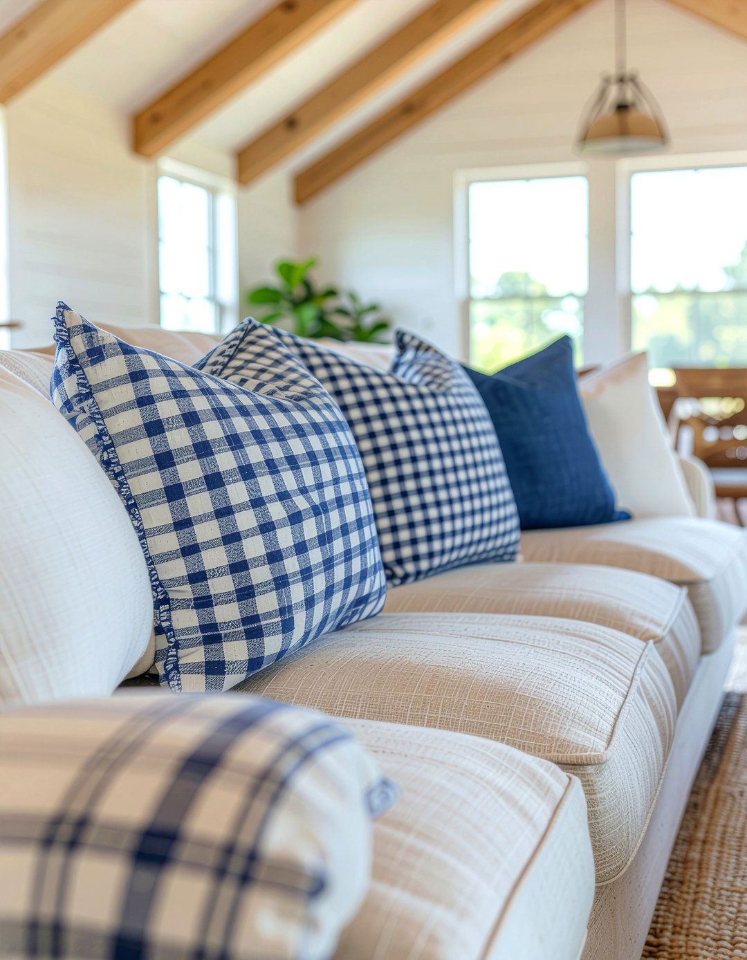 Modern Farmhouse Sofa Pillows - 30 living room throw pillow arrangement