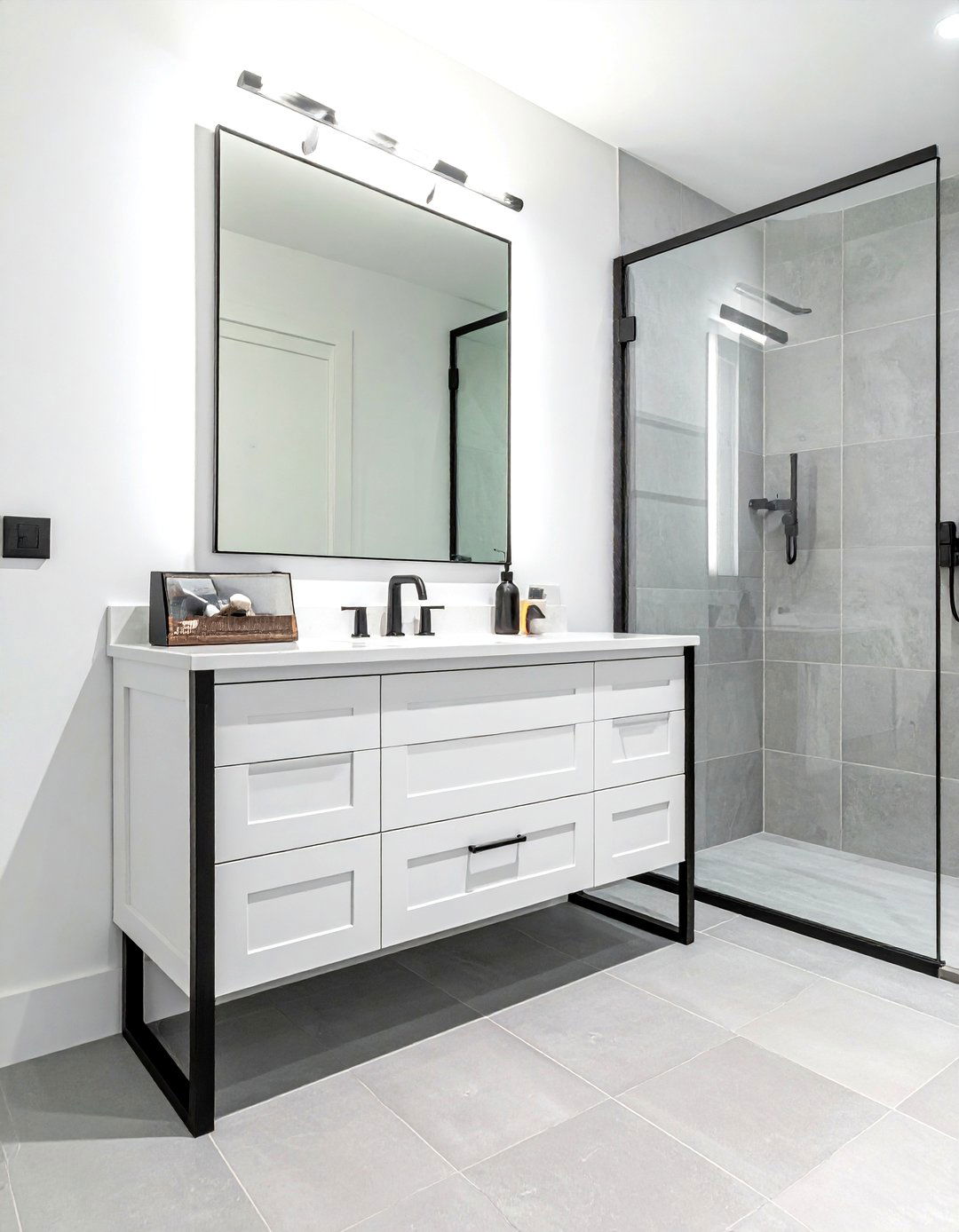 Modern Farmhouse Vanity - 30 farmhouse bathroom vanity ideas