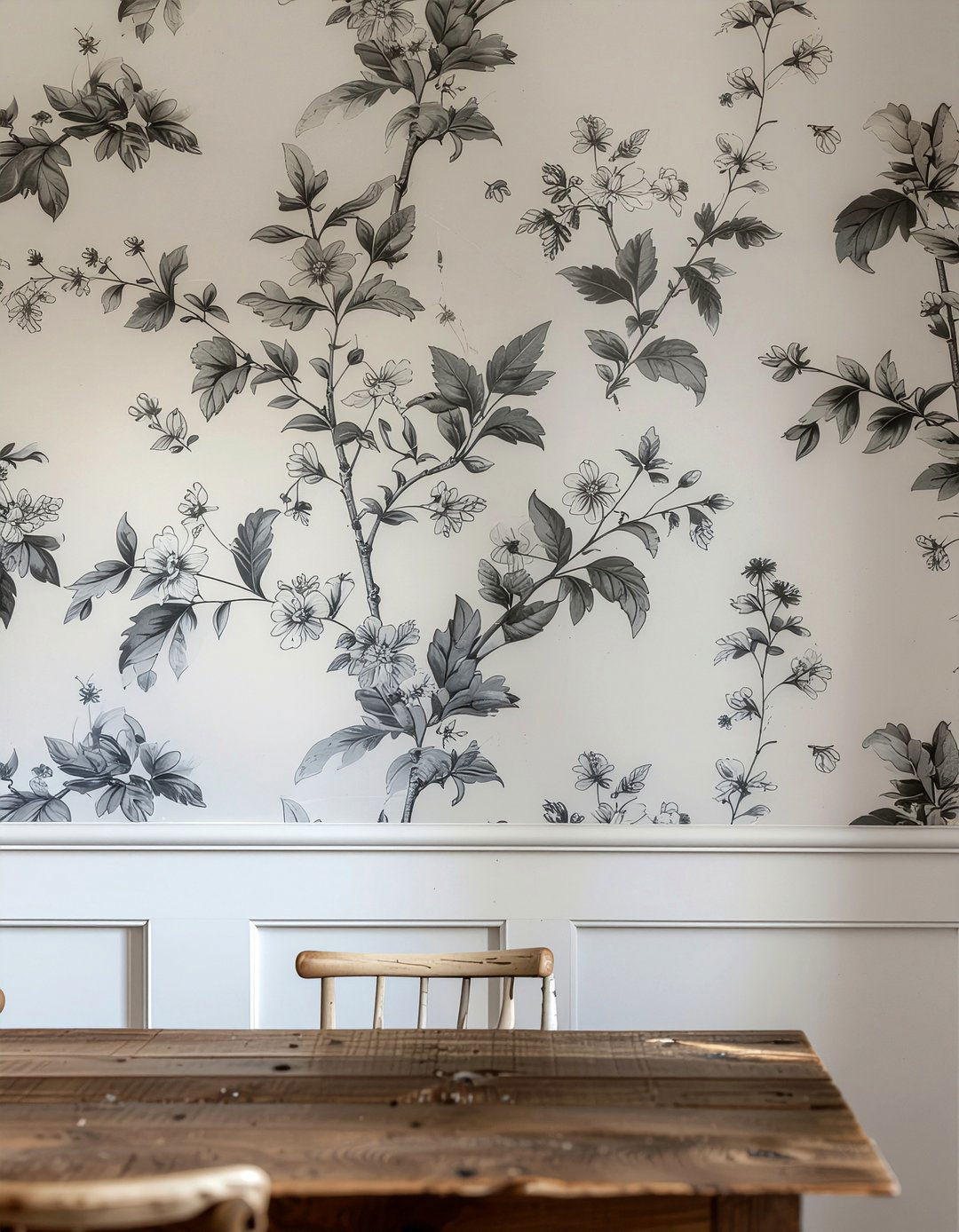 Modern Farmhouse Wallpaper - 30 farmland dining room ideas