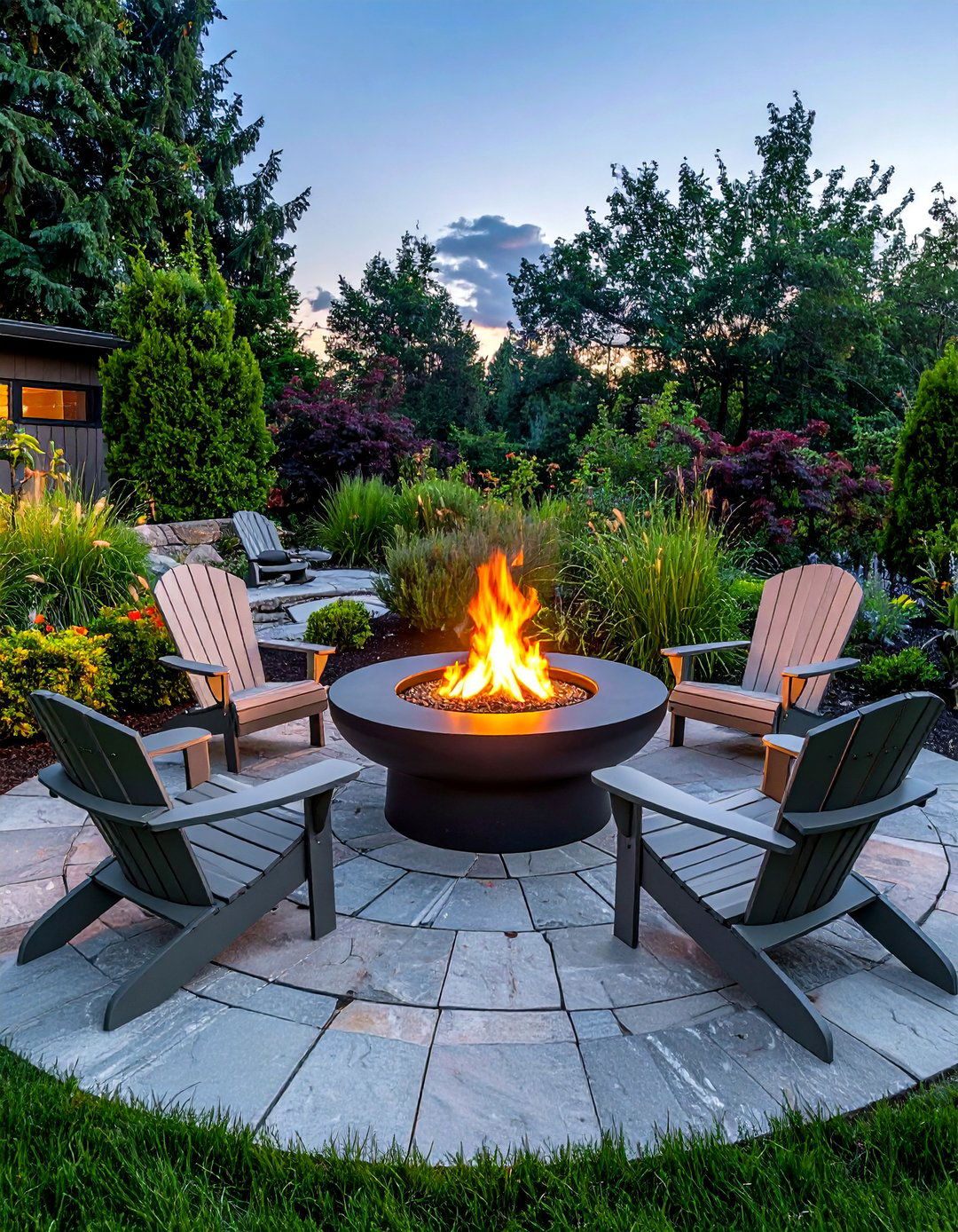 Modern Fire Pit - 30 outdoor decor ideas
