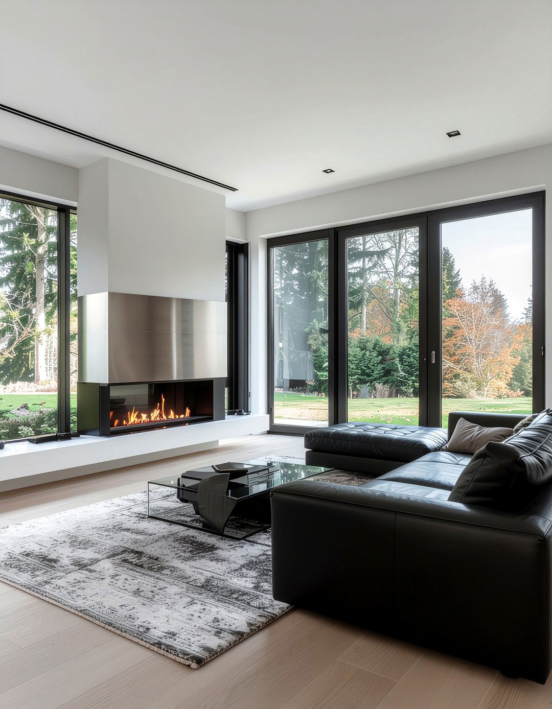 Modern Fireplace Screen - 30 fireplace screen ideas