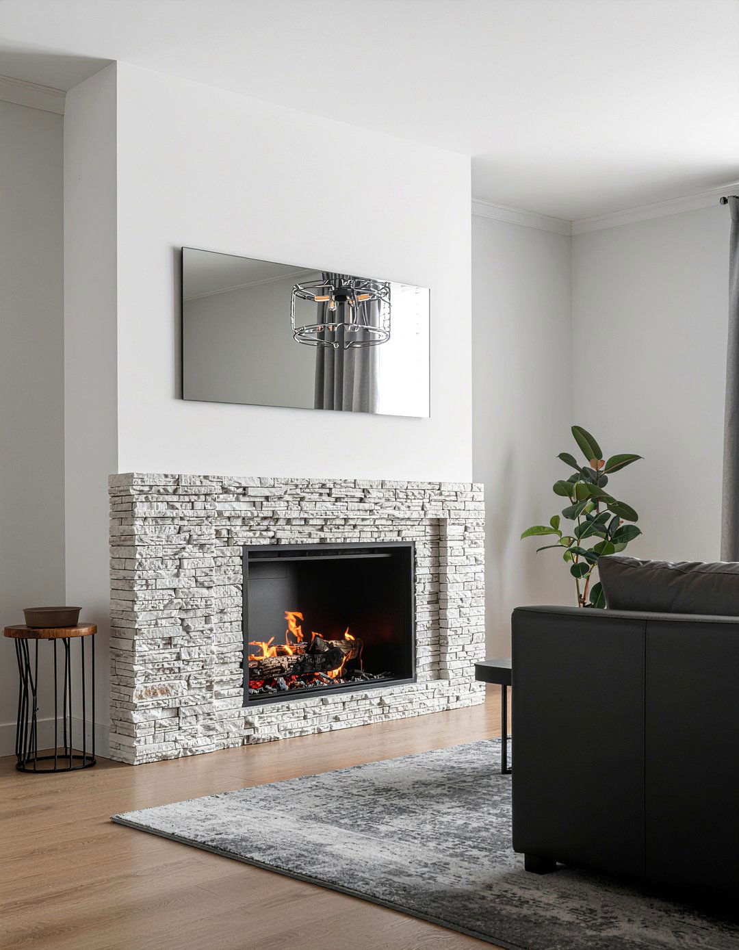 Modern Fireplace Styling - 30 living room styling ideas
