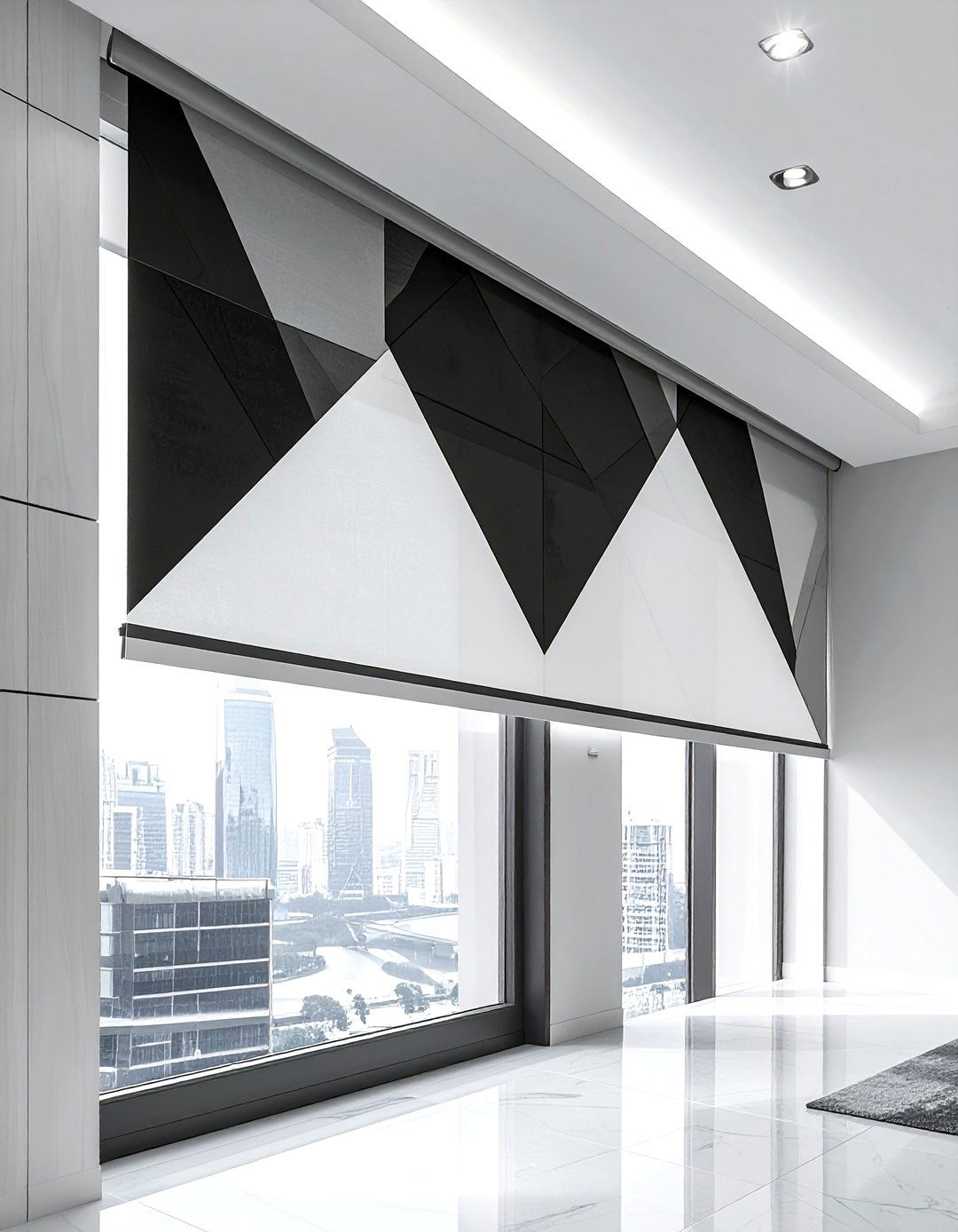 Modern Flat Valance - 30 valance ideas