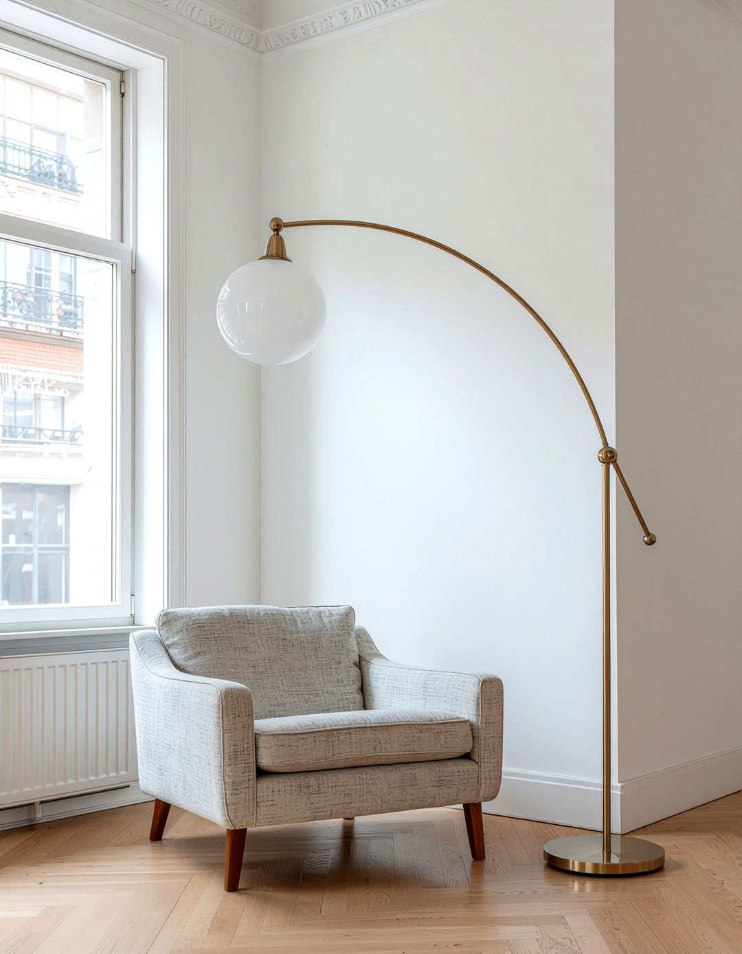 Modern Floor Lamp - 30 living room minimalist furniture ideas