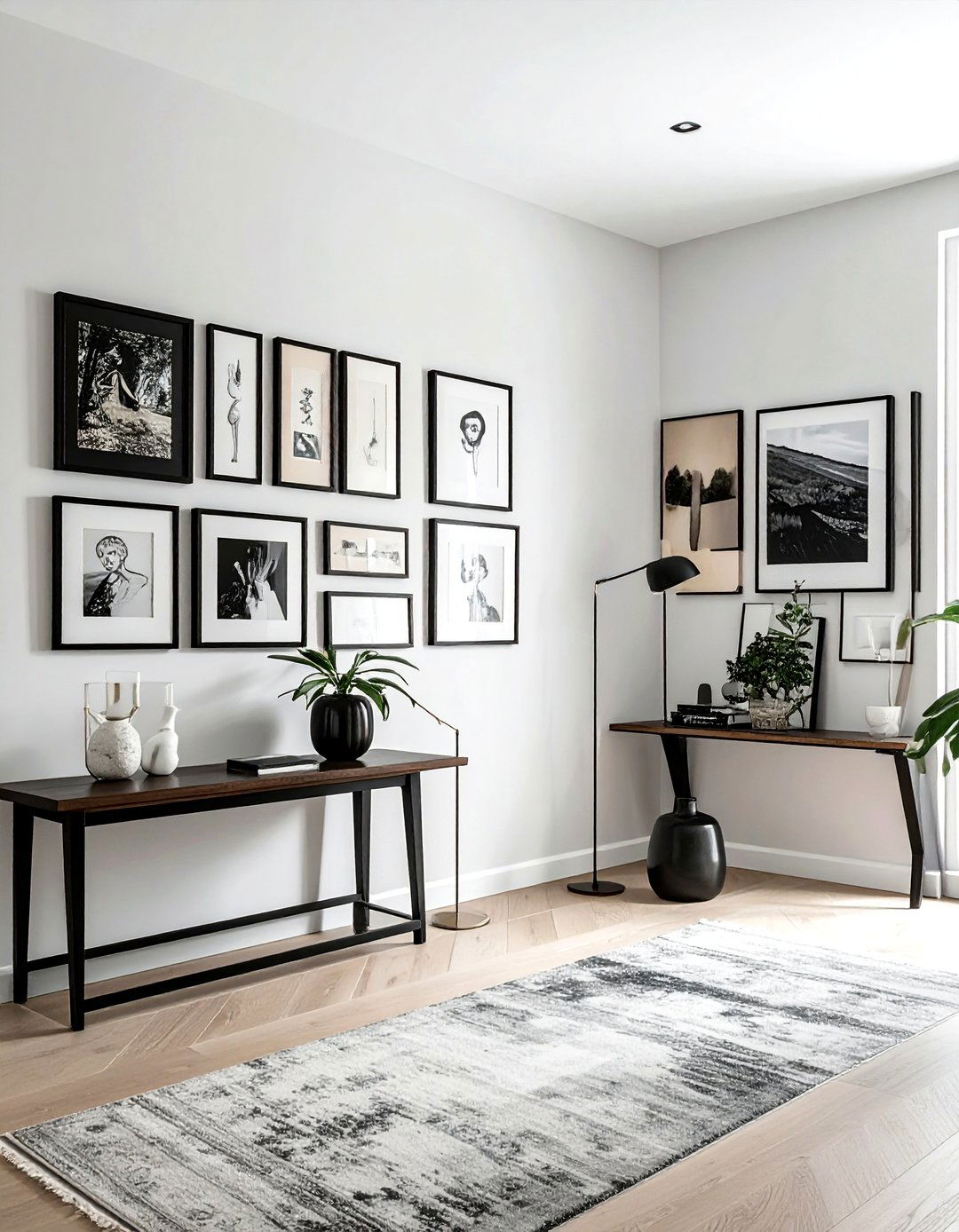 Modern Gallery Wall - 30 real life decor ideas