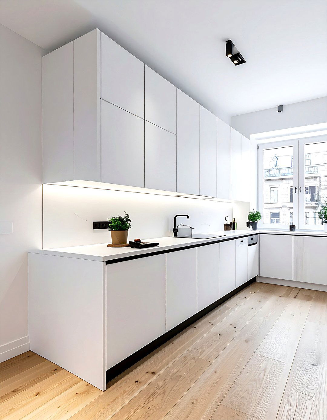 Modern Galley Kitchen Layout - 30 kitchen entertaining ideas