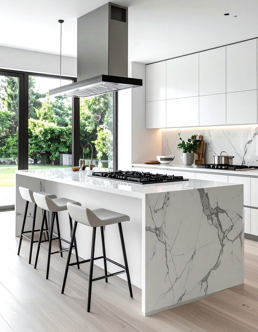 Modern Gas Cooktop Island - 30 gas cooktop kitchen ideas