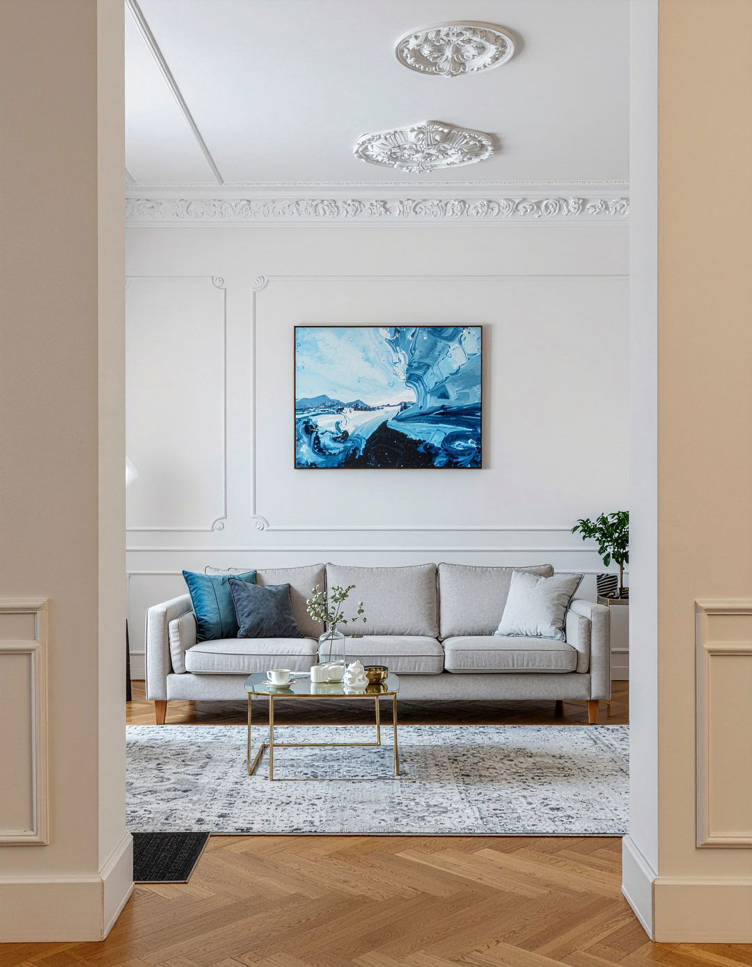 Modern Georgian fusion - 30 Georgian living room ideas