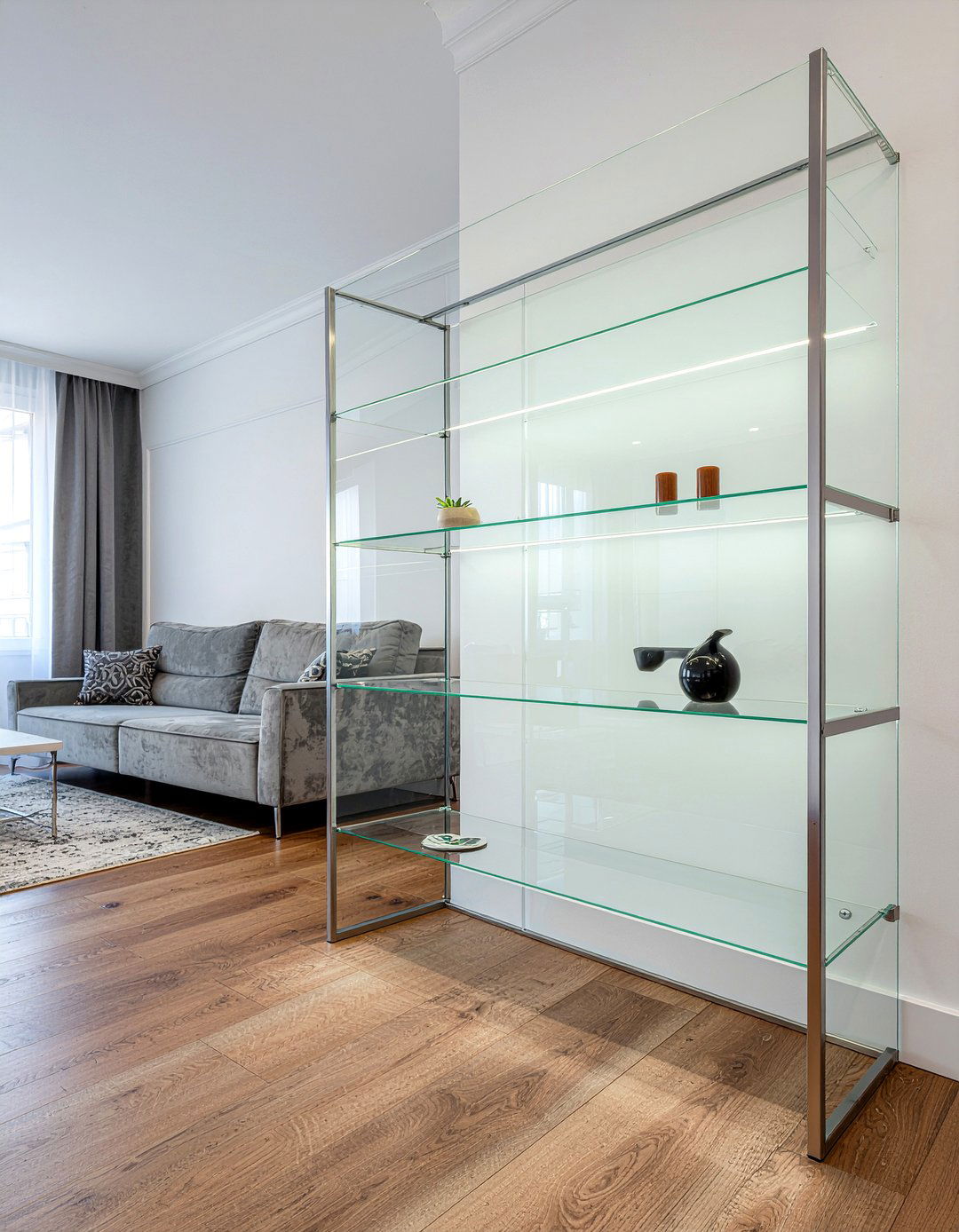 Modern Glass Curio Cabinet - 30 living room curio cabinet ideas