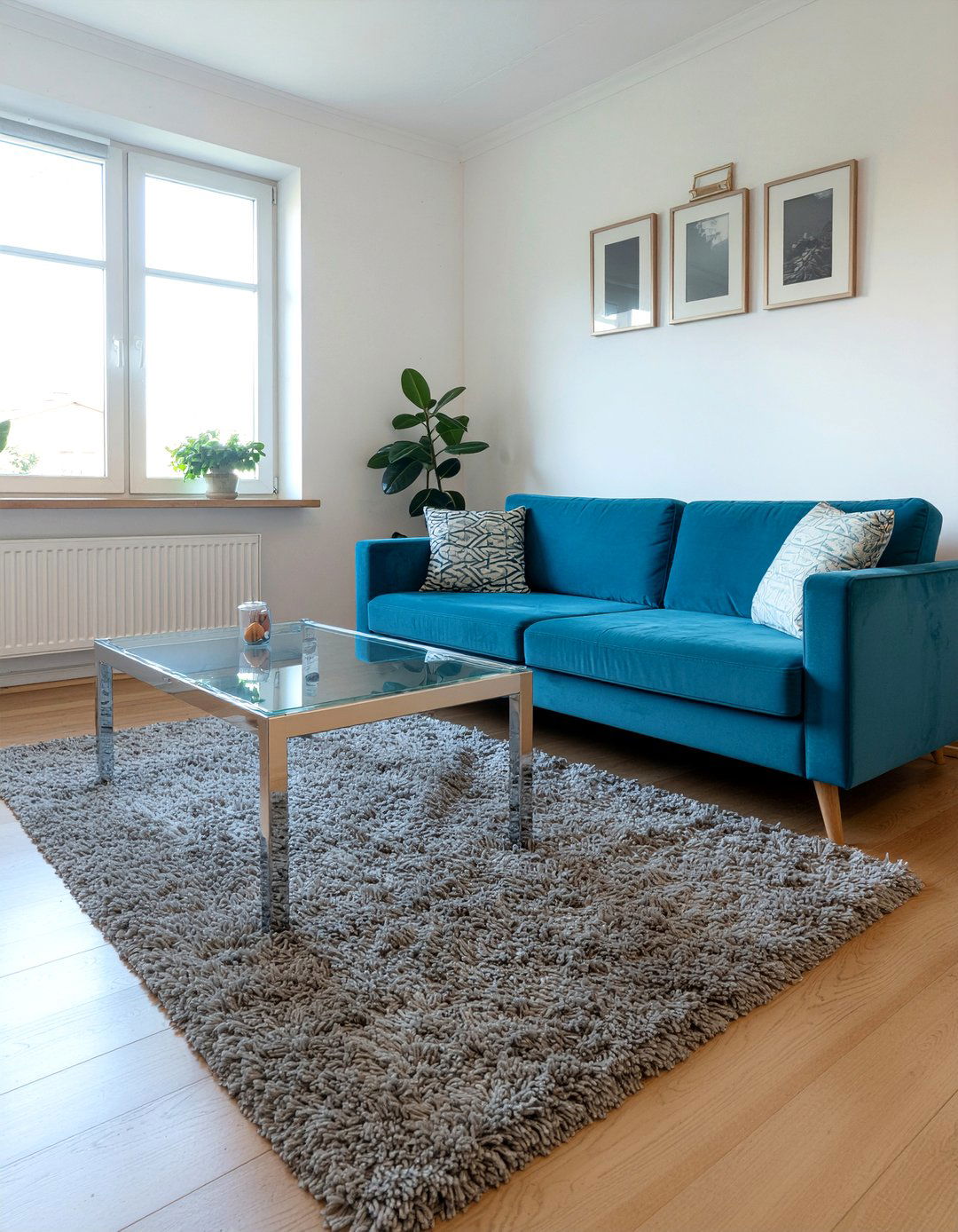 Modern Glass and Metal Coffee Table - 30 living room metal coffee tables