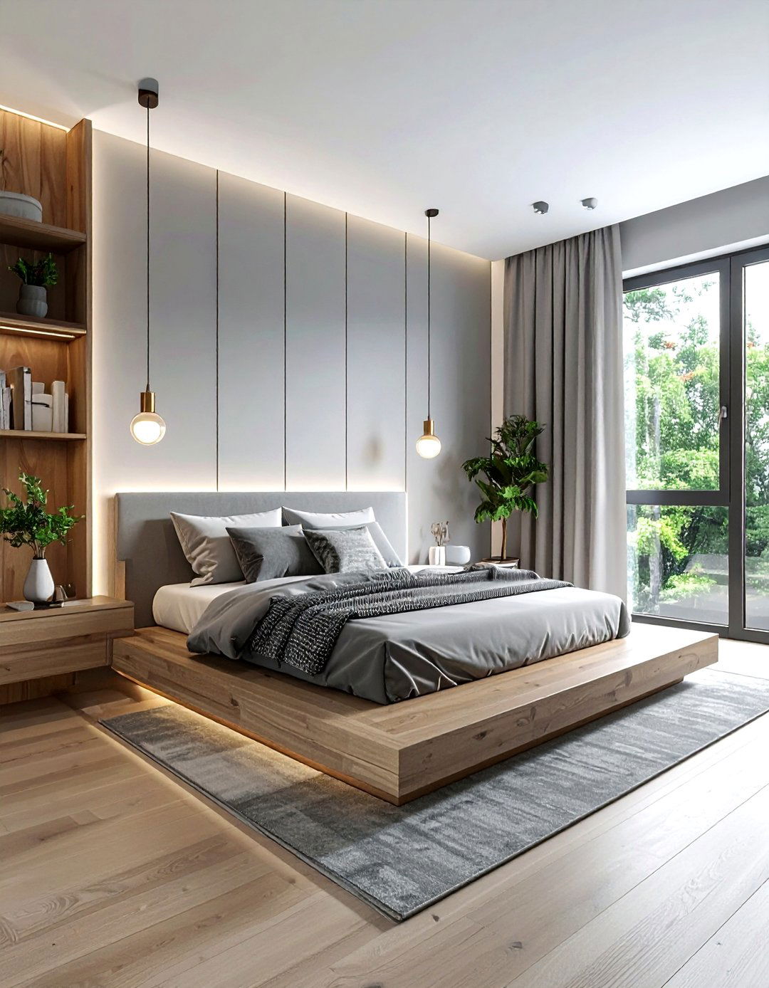 Modern Gray Scandinavian Bedroom - 30 scandinavian gray bedroom ideas