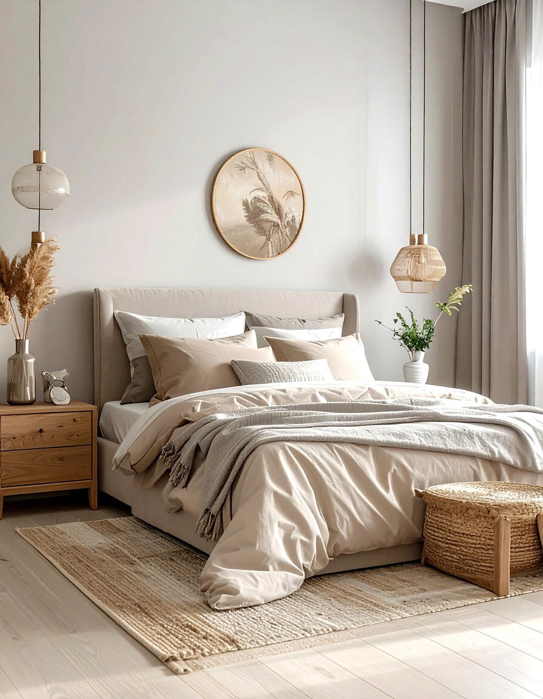 Modern Greige Bedroom - 30 contemporary gray bedroom ideas