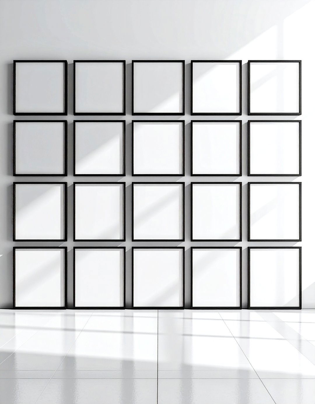 Modern Grid Layout - 30 frame arrangement ideas