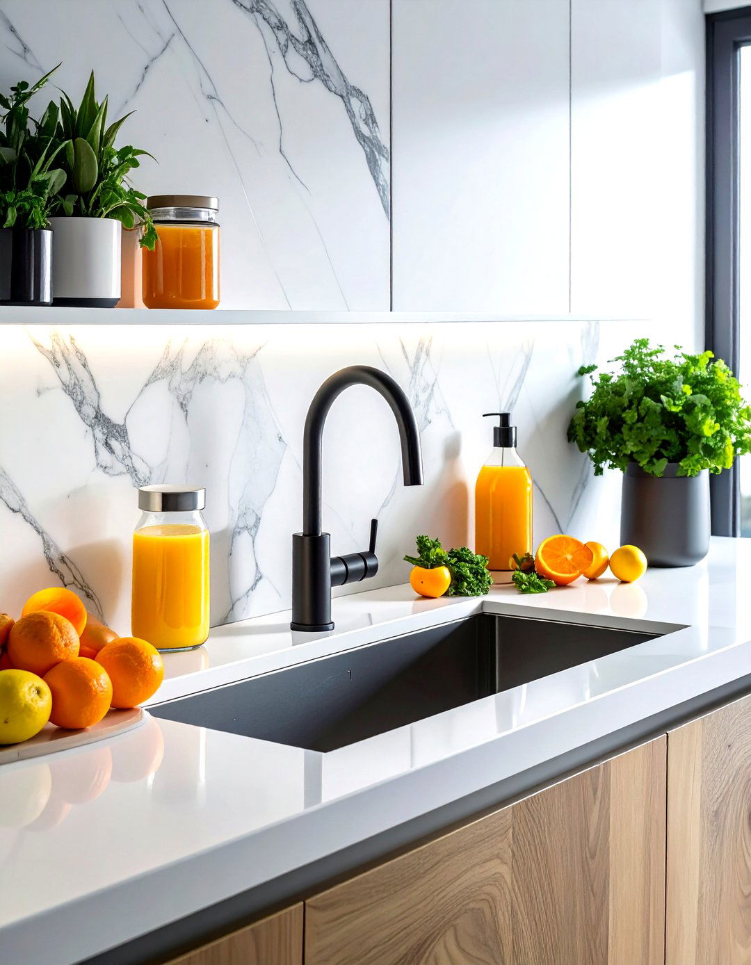 Modern Juice Bar With Sink - 30 kitchen juice bar ideas