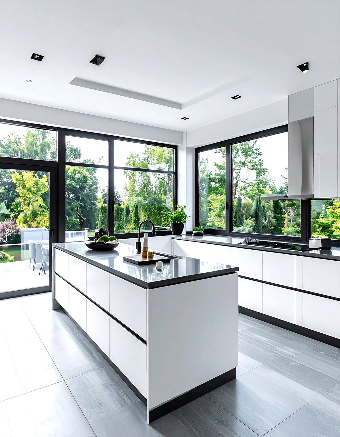 Modern Kitchen Bay Window - 30 kitchen bay window ideas