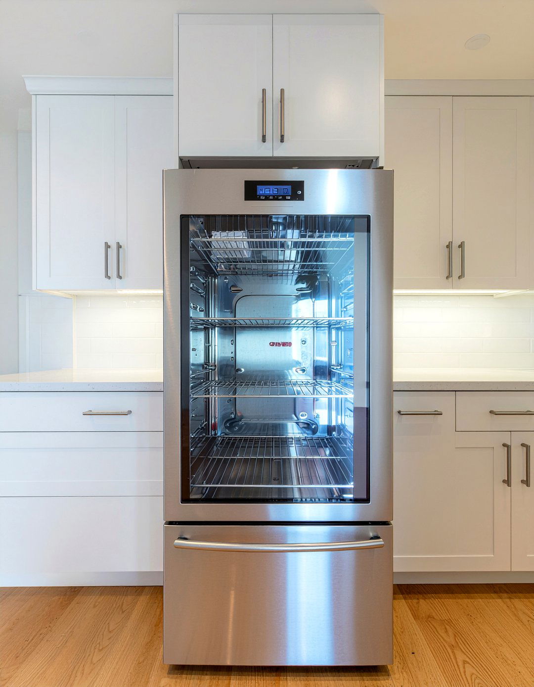 Modern Kitchen Beverage Center - 30 beverage refrigerator kitchen ideas