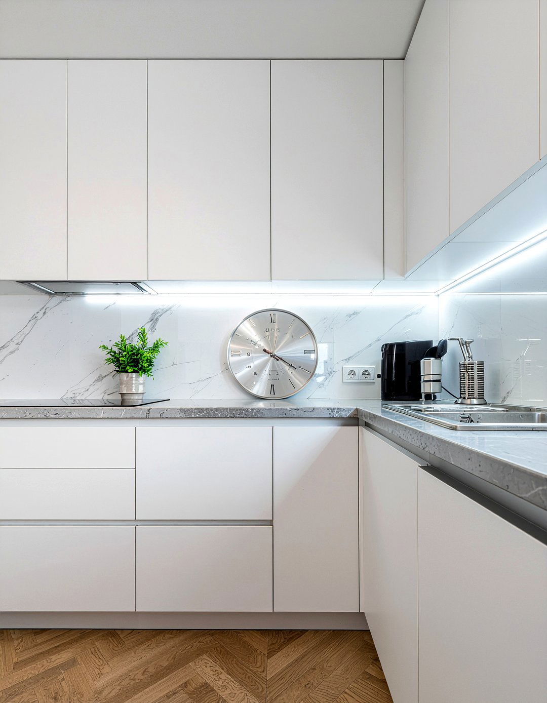 Modern Kitchen Clock - 30 kitchen clock ideas