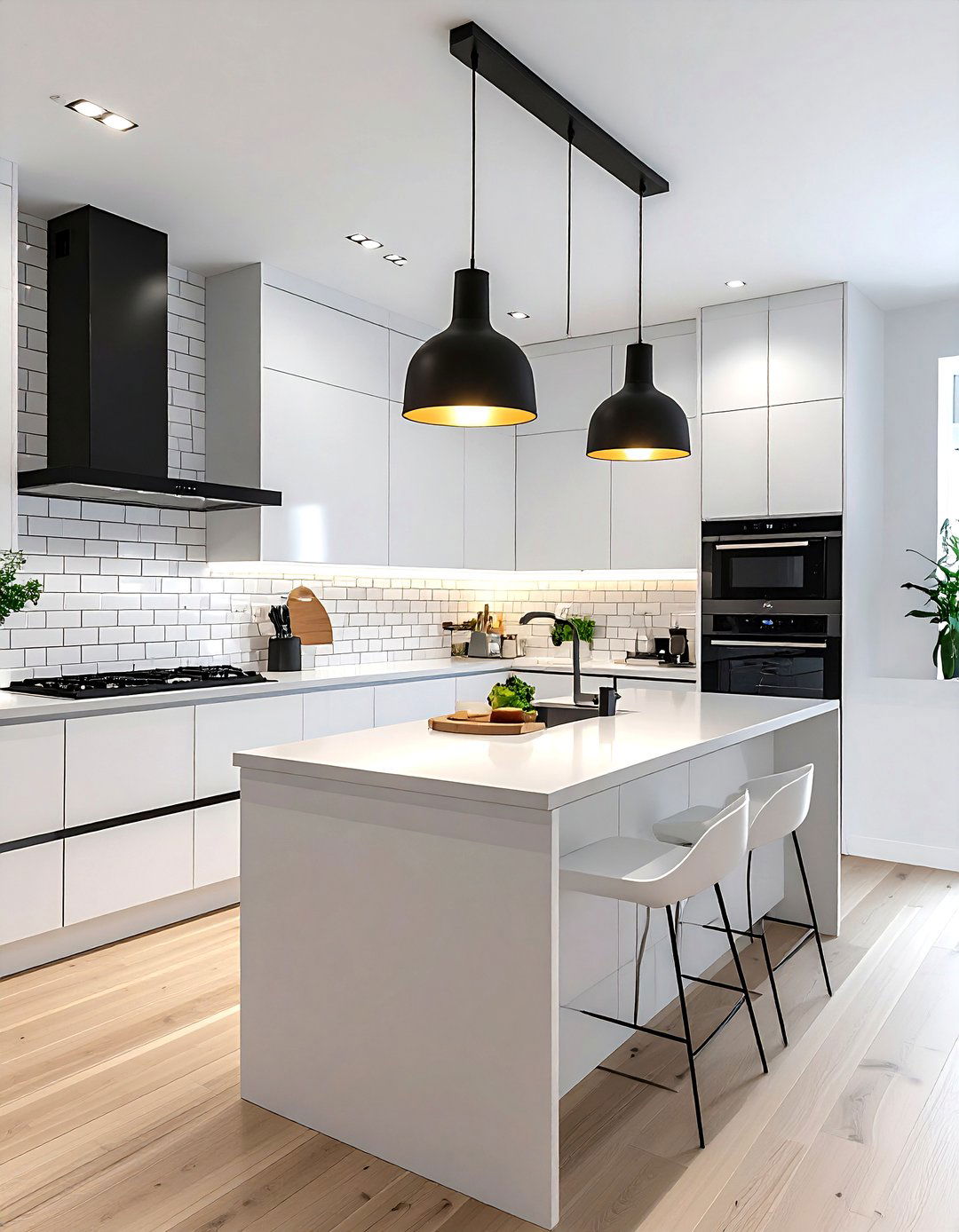 Modern Kitchen Lighting - 30 cheap kitchen ideas