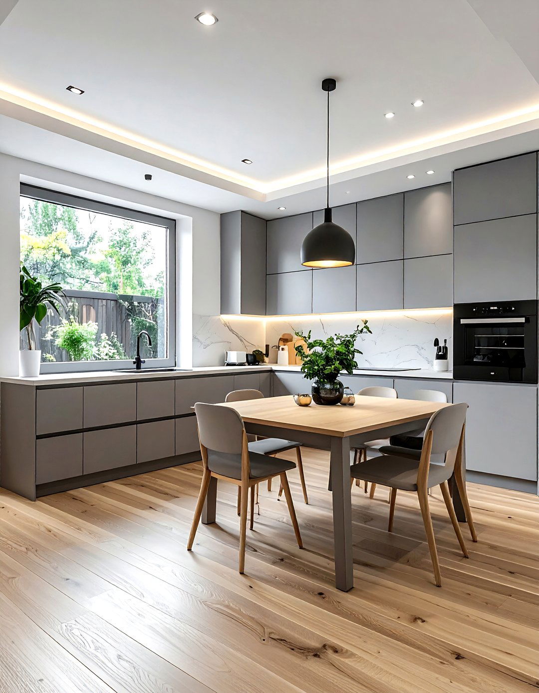 Modern L Shape Kitchen - 30 scaled kitchen ideas