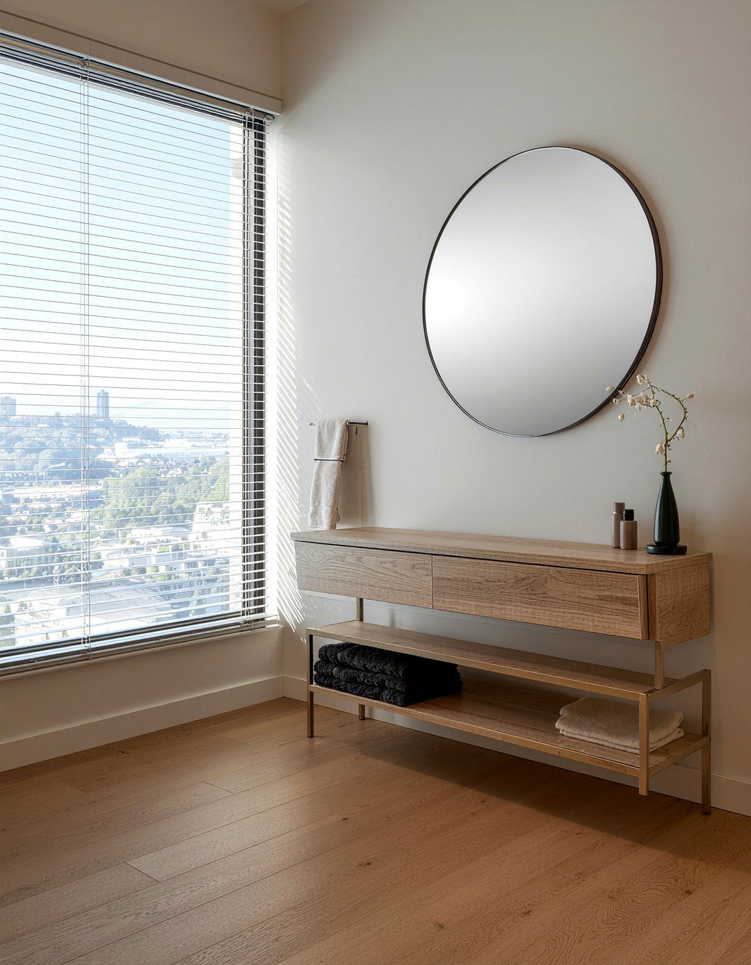 Modern Magnifying Mirror - 30 magnifying mirror bathroom ideas