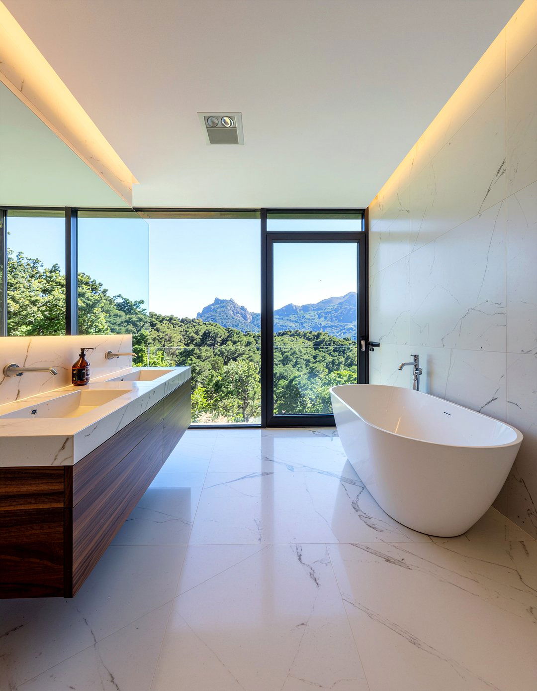 Modern Marble Bathroom - 30 marble bathroom ideas