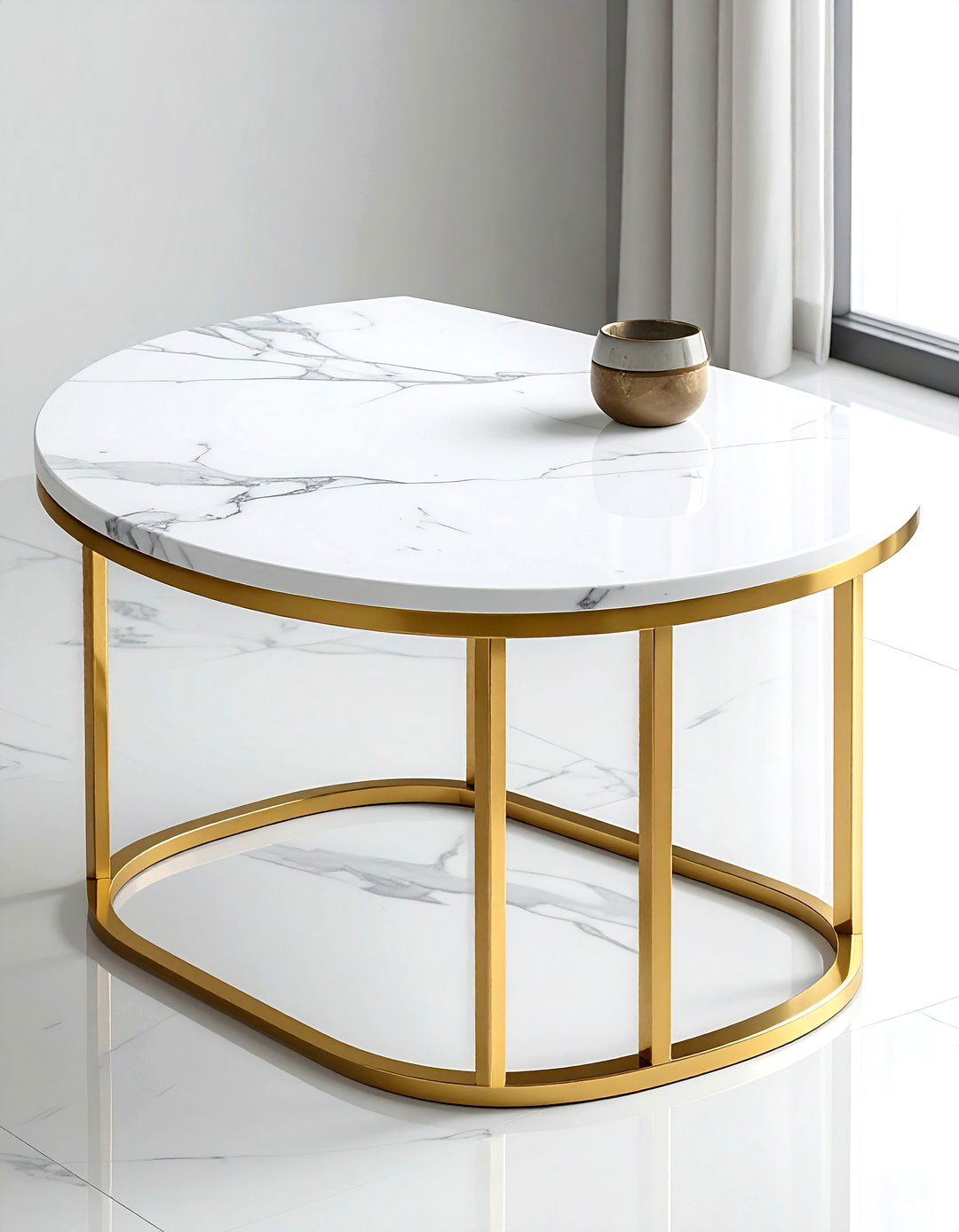 Modern Marble C Table - 30 living room C-table ideas