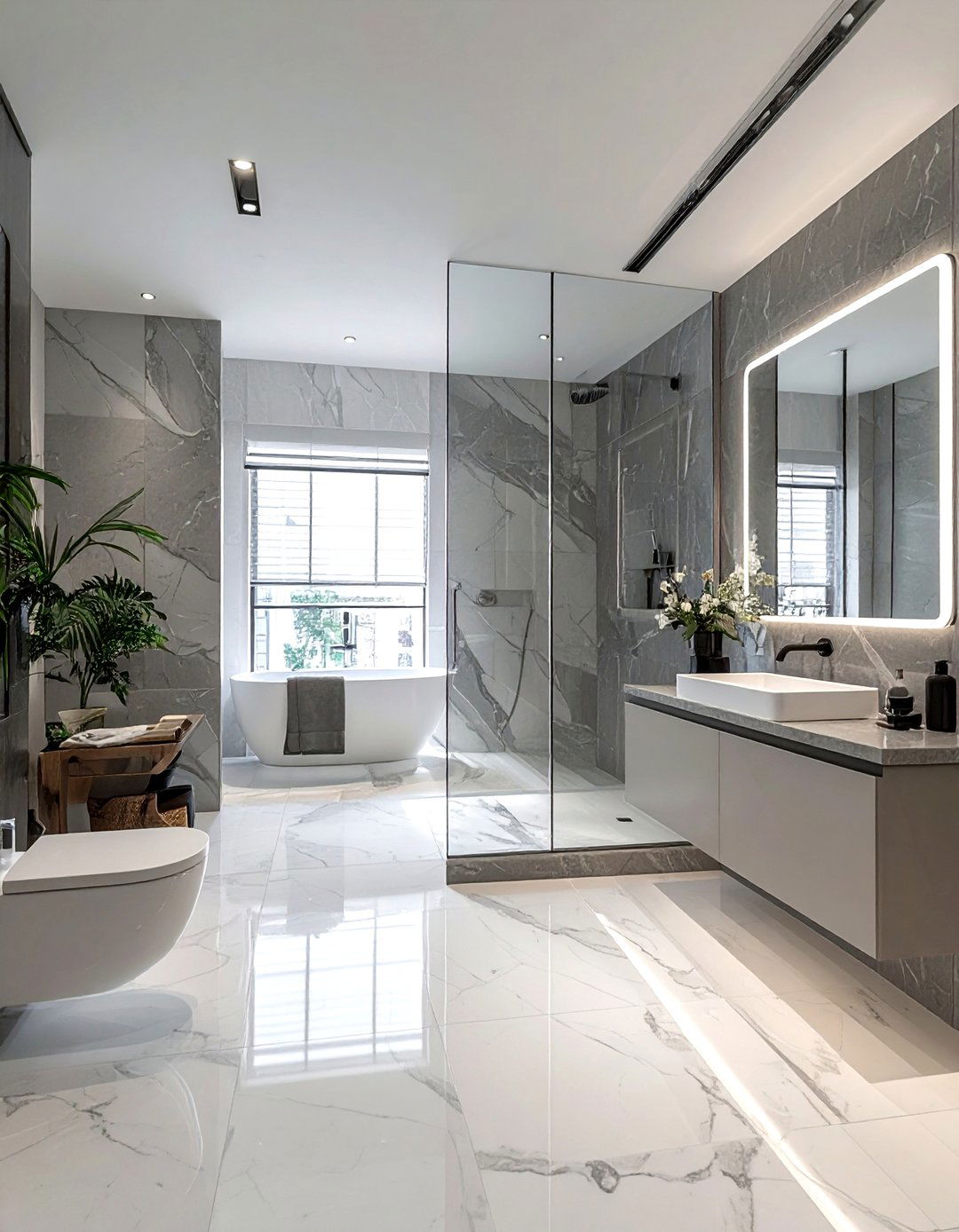 Modern Master Bathroom - 30 bathroom room settings