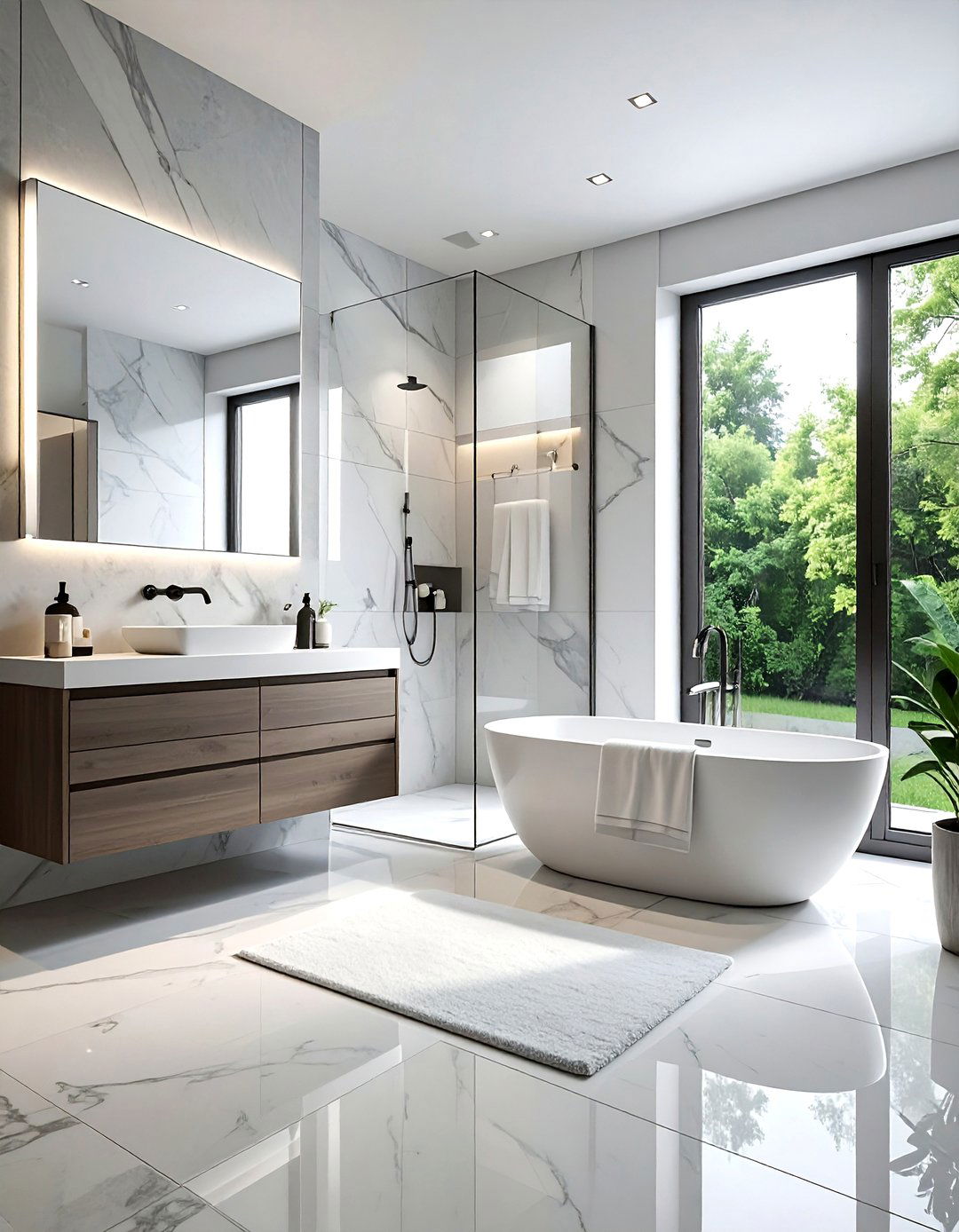 Modern Master Bathroom - 30 popular bathroom ideas
