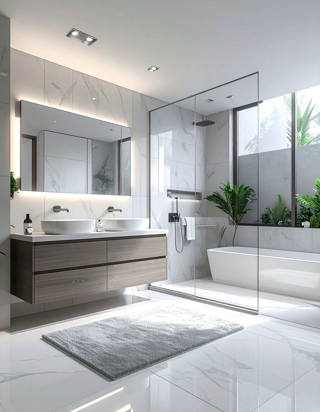 Modern Master Bathroom - 30 Property Brothers bathroom ideas